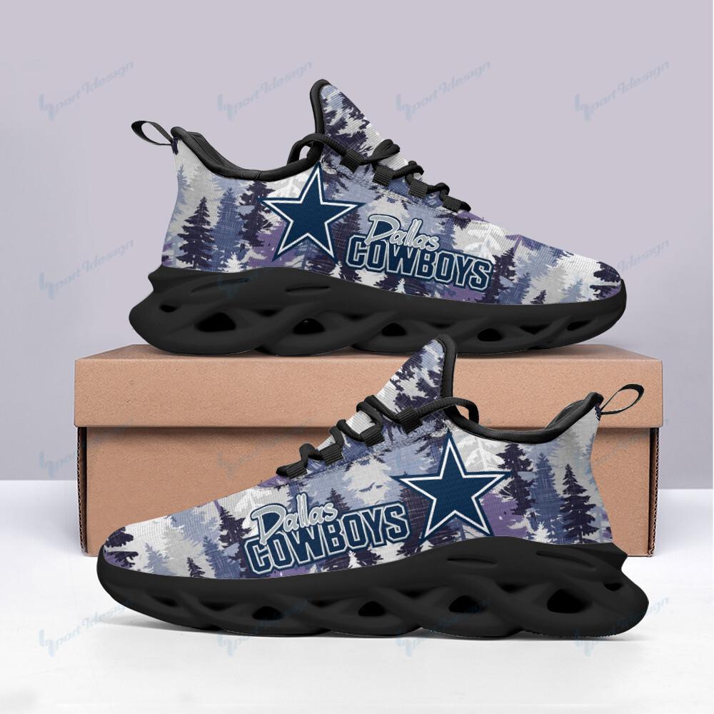 Ideafootwear Dallas Cowboys Max Soul Shoes Sneakers For Men And Women 133