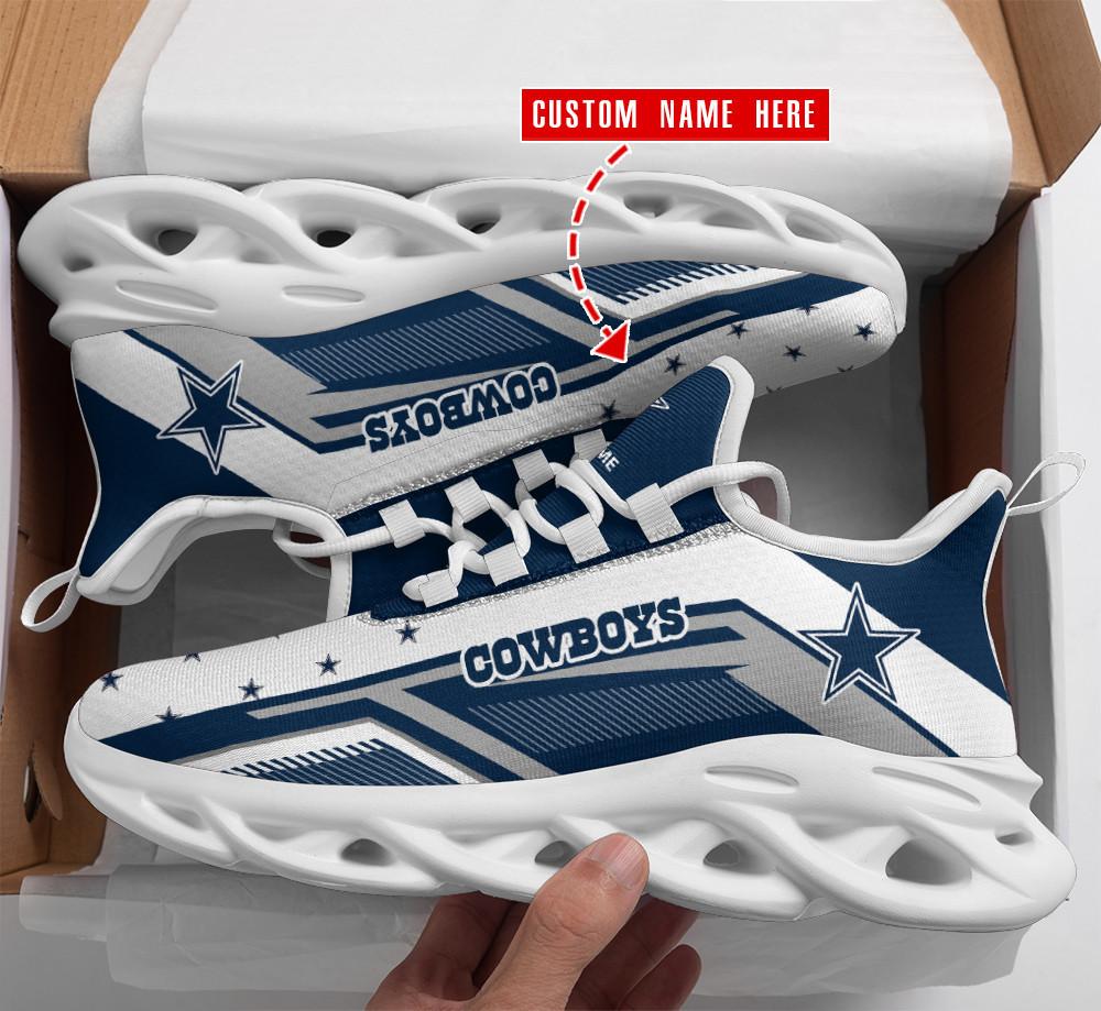 Ideafootwear Dallas Cowboys Max Soul Shoes Sneakers For Men And Women 171