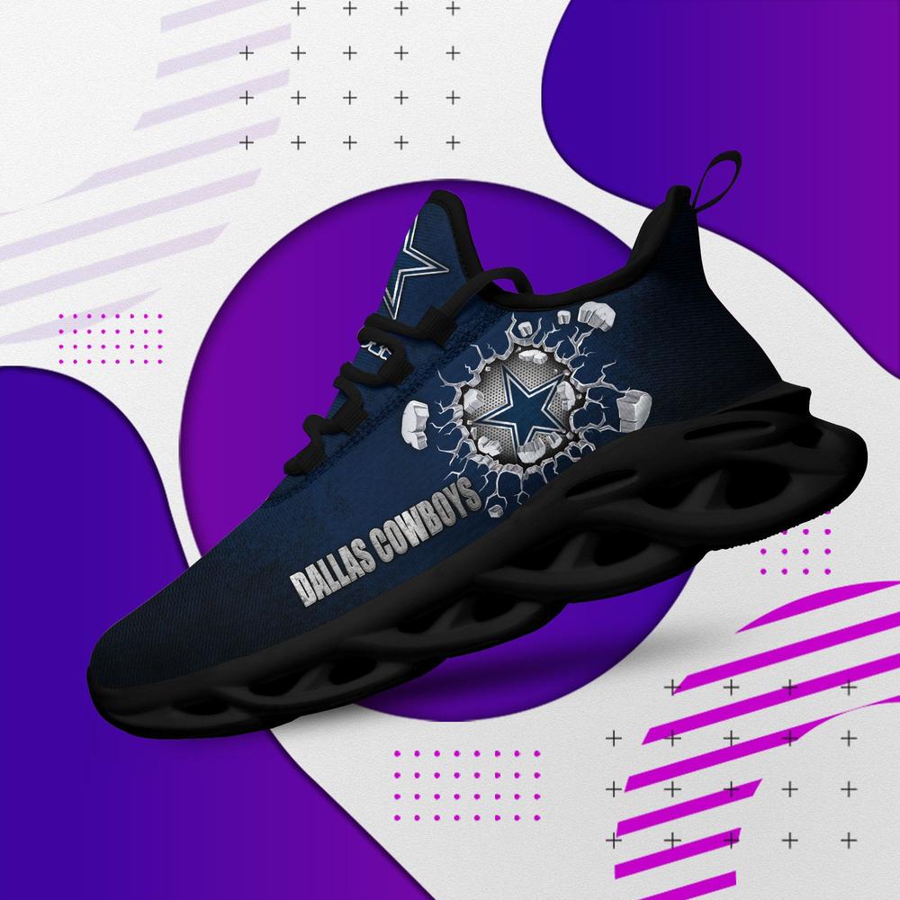 Ideafootwear Dallas Cowboys Max Soul Shoes Sneakers For Men And Women 5