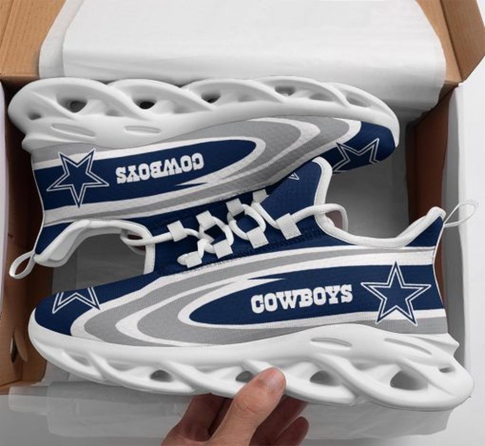 Ideafootwear Dallas Cowboys Max Soul Shoes Sneakers For Men And Women 40
