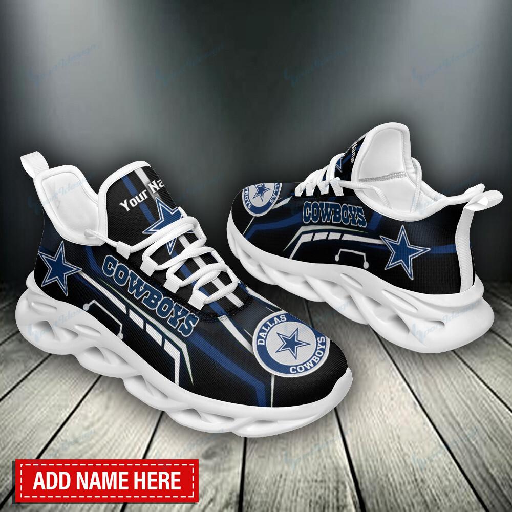 Ideafootwear Dallas Cowboys Max Soul Shoes Sneakers For Men And Women 190