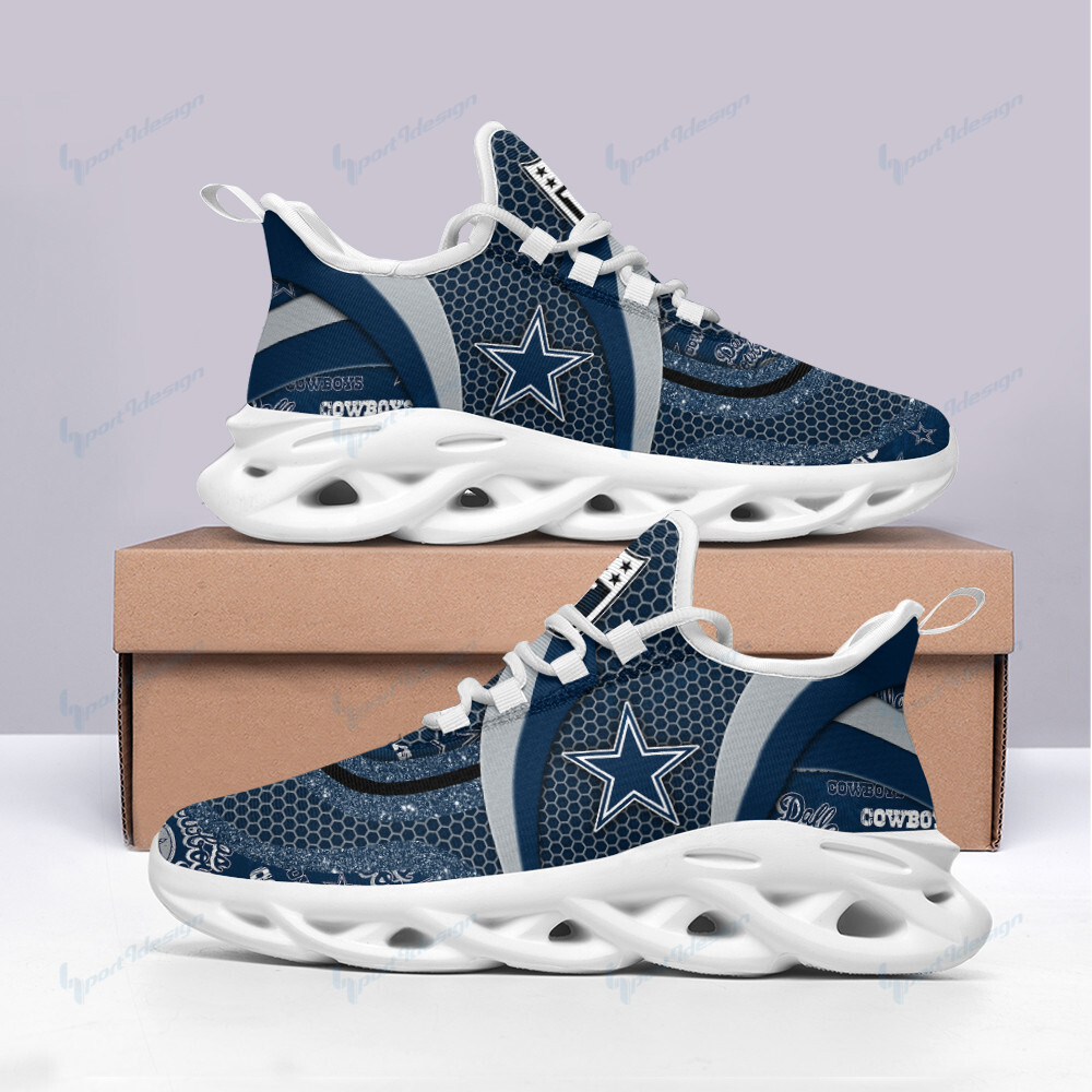 Ideafootwear Dallas Cowboys Max Soul Shoes Sneakers For Men And Women 107