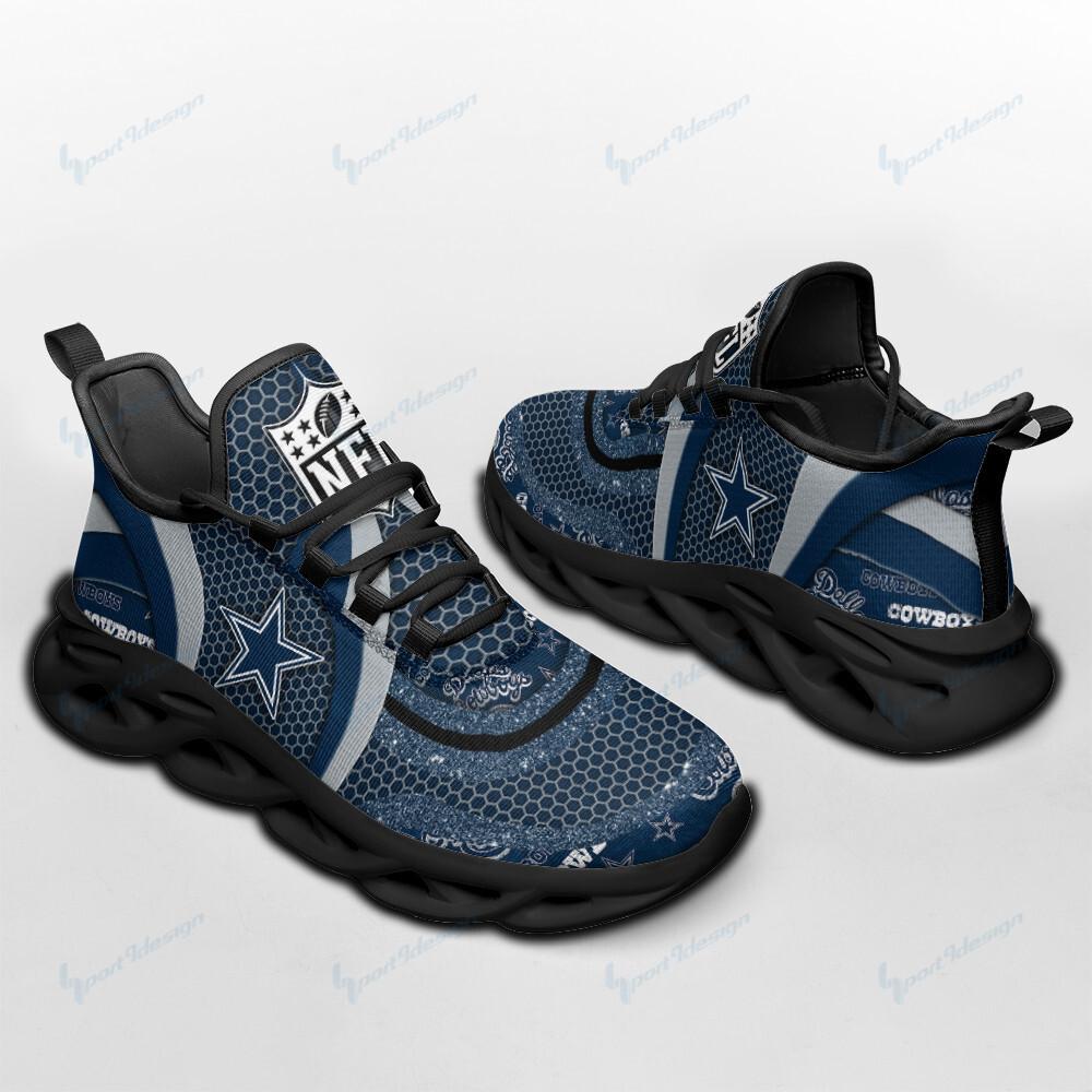 Ideafootwear Dallas Cowboys Max Soul Shoes Sneakers For Men And Women 107