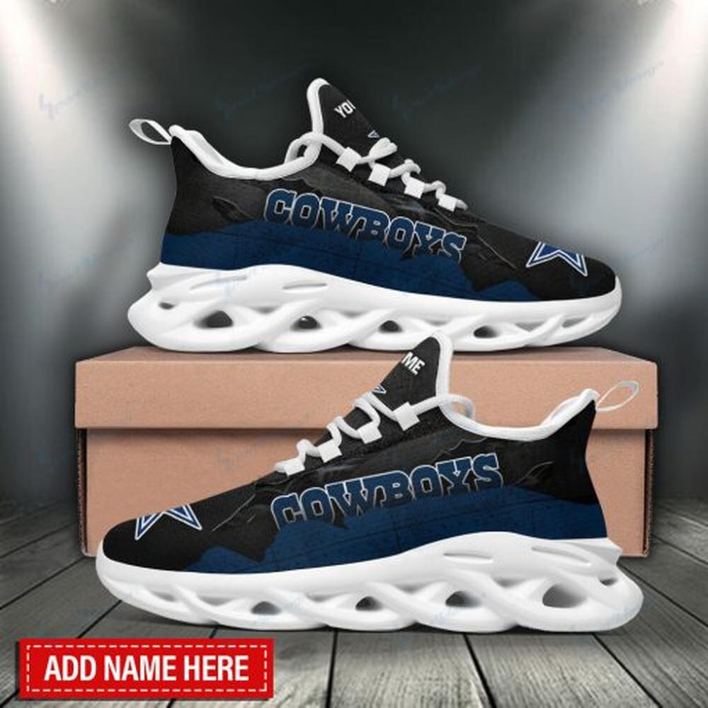 Ideafootwear Dallas Cowboys Max Soul Shoes Sneakers For Men And Women 185