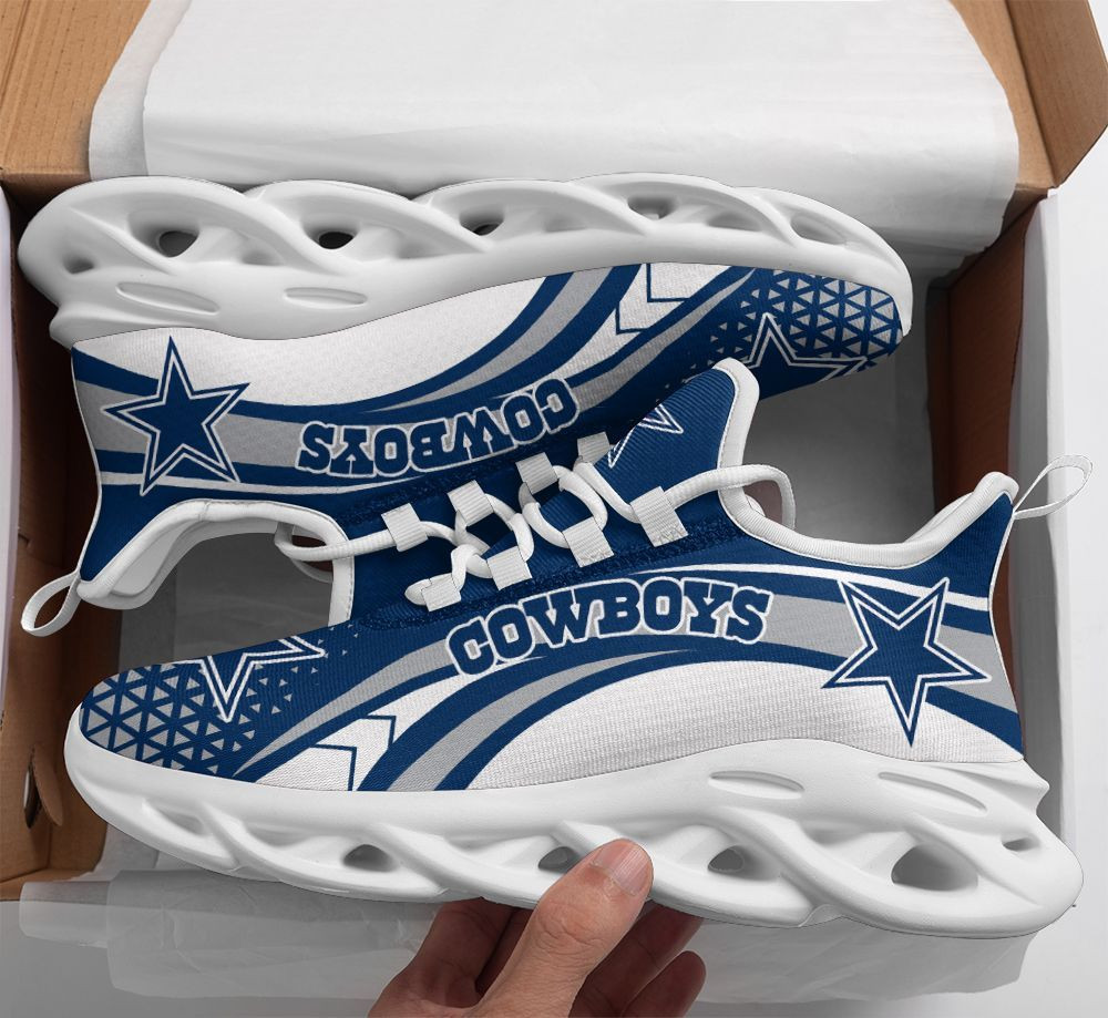 Ideafootwear Dallas Cowboys Max Soul Shoes Sneakers For Men And Women 24