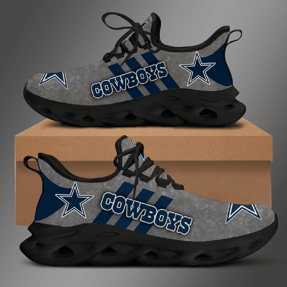 Ideafootwear Dallas Cowboys Max Soul Shoes Sneakers For Men And Women 16