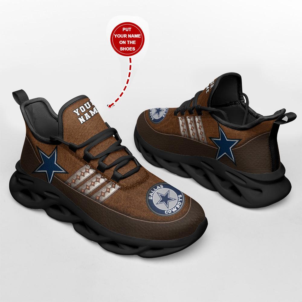Ideafootwear Dallas Cowboys Max Soul Shoes Sneakers For Men And Women 201