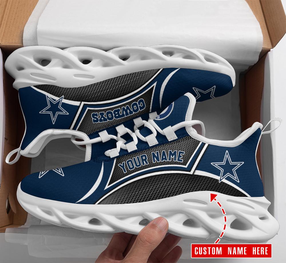 Ideafootwear Dallas Cowboys Max Soul Shoes Sneakers For Men And Women 194