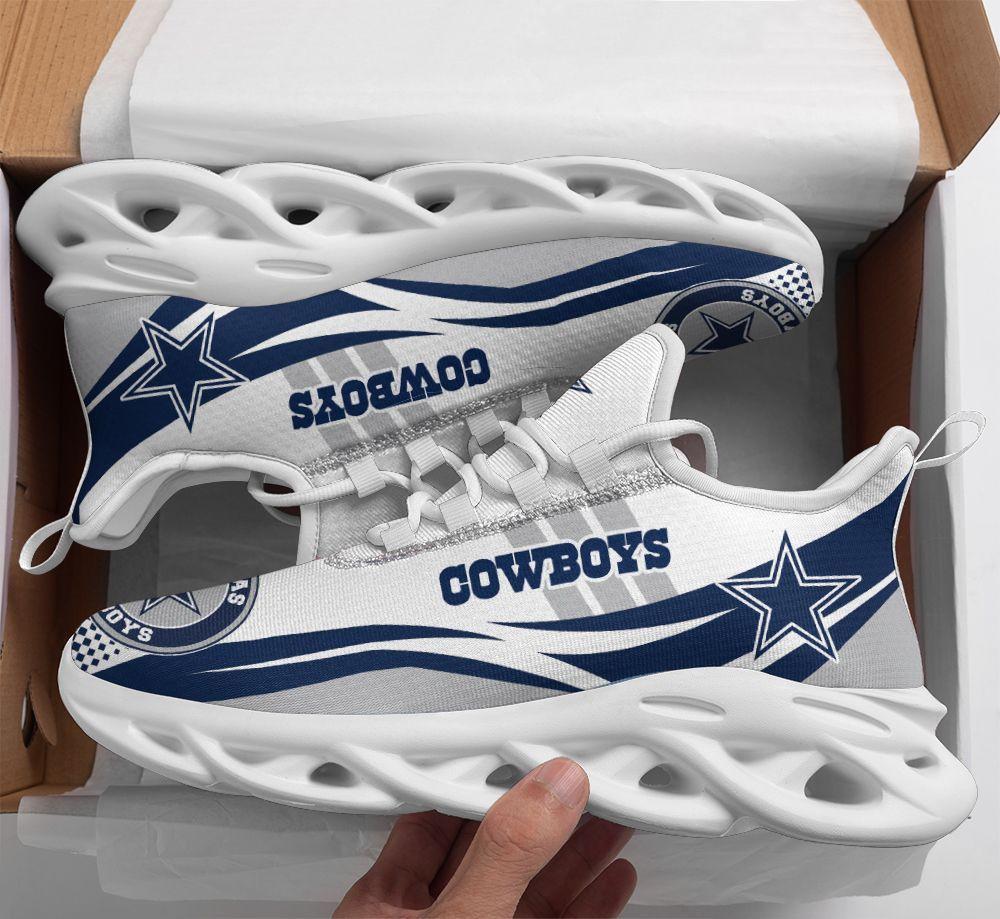 Ideafootwear Dallas Cowboys Max Soul Shoes Sneakers For Men And Women 8