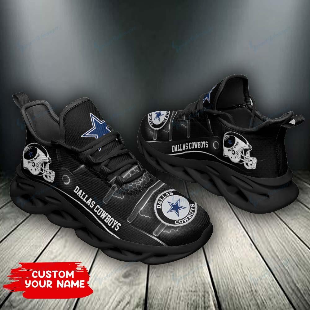 Ideafootwear Dallas Cowboys Max Soul Shoes Sneakers For Men And Women 192