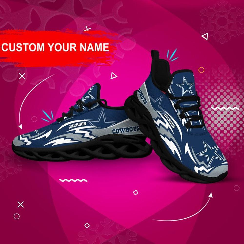 Ideafootwear Dallas Cowboys Max Soul Shoes Sneakers For Men And Women 165