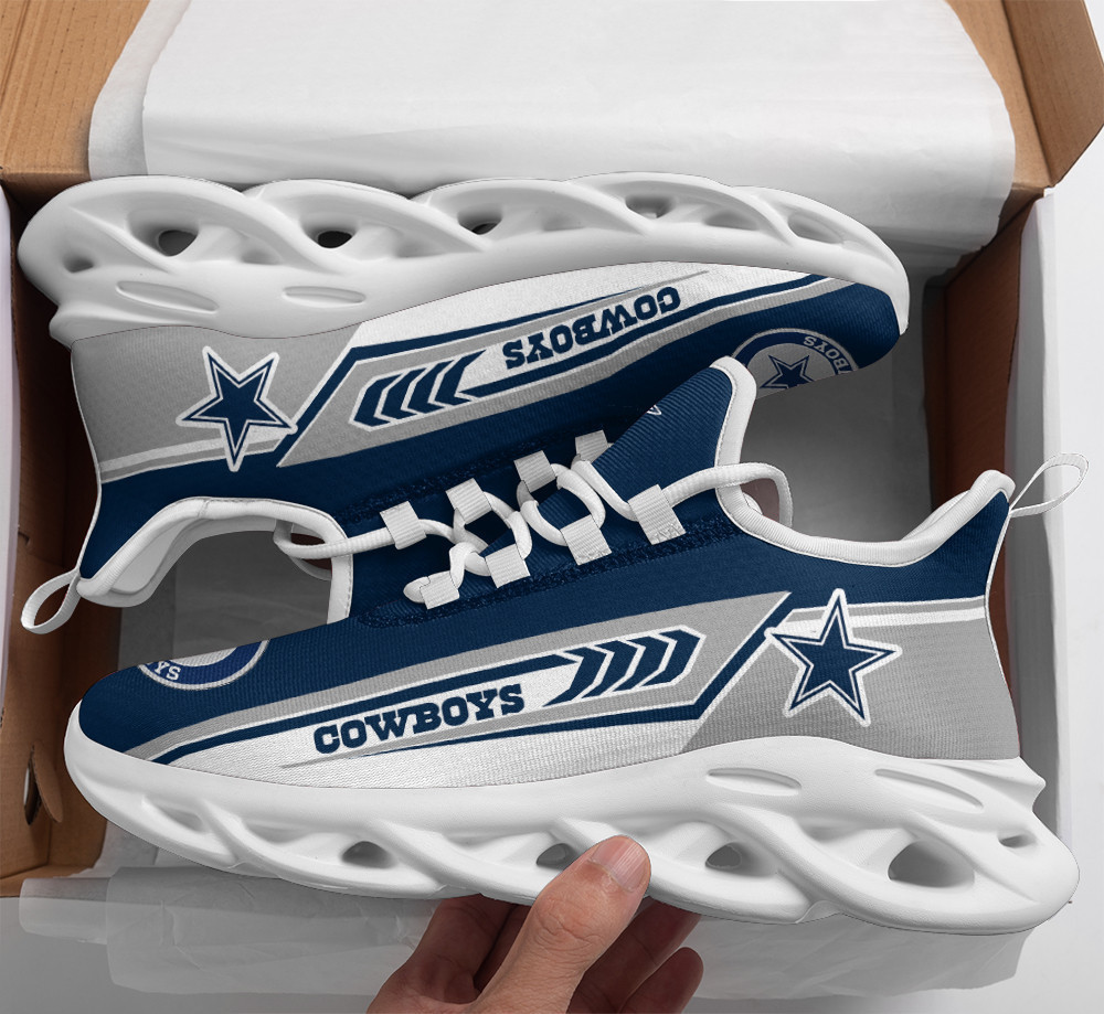 Ideafootwear Dallas Cowboys Max Soul Shoes Sneakers For Men And Women 307