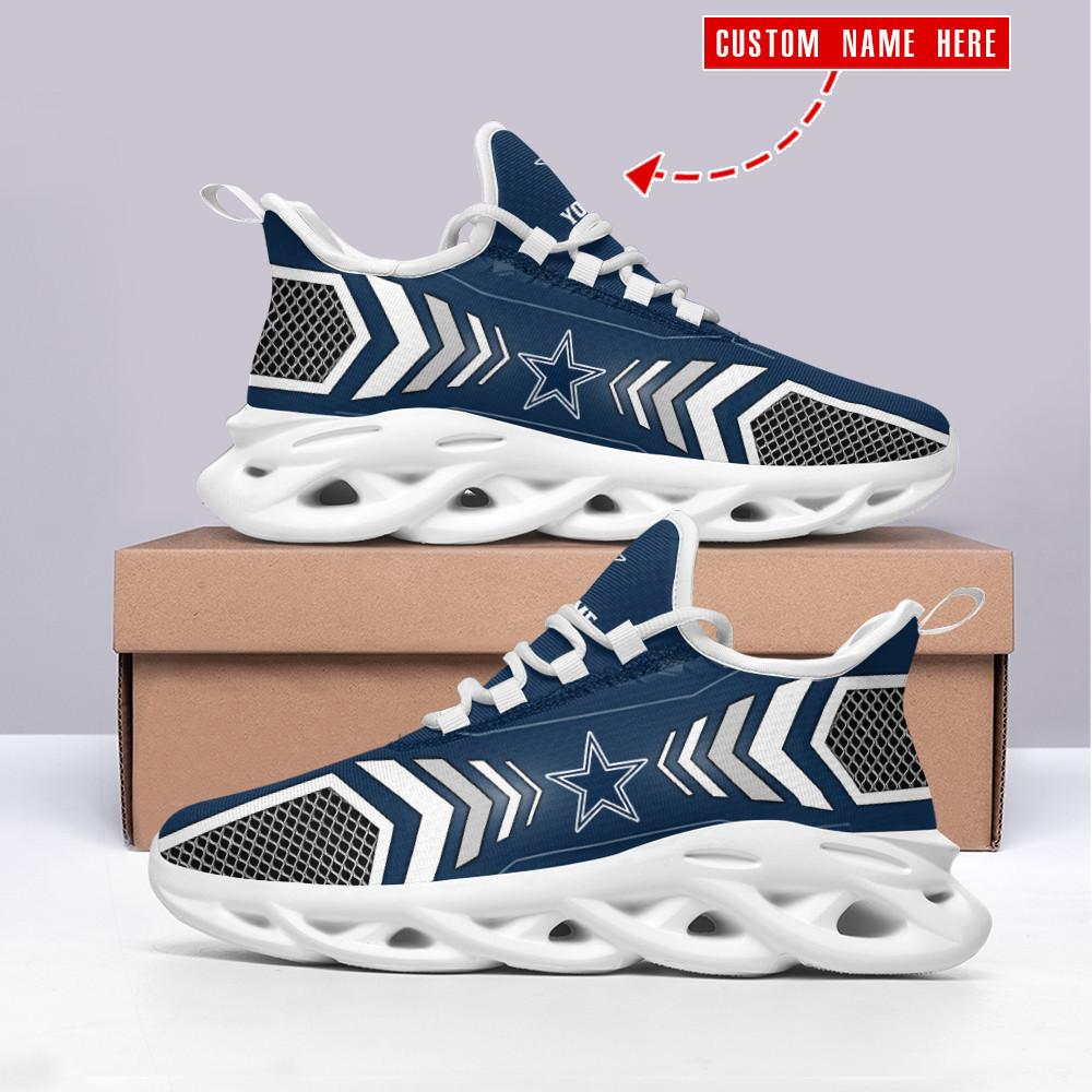 Ideafootwear Dallas Cowboys Max Soul Shoes Sneakers For Men And Women 196