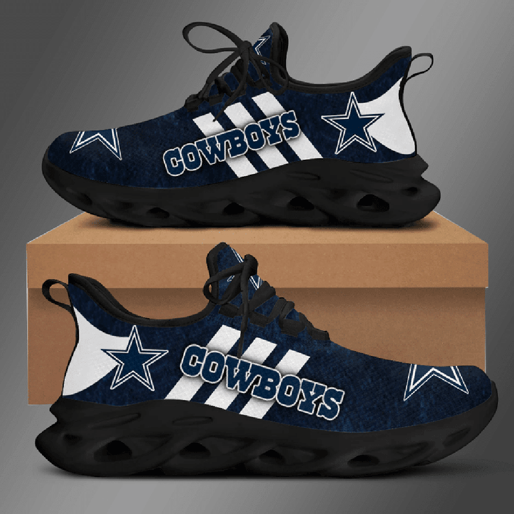Ideafootwear Dallas Cowboys Max Soul Shoes Sneakers For Men And Women 27