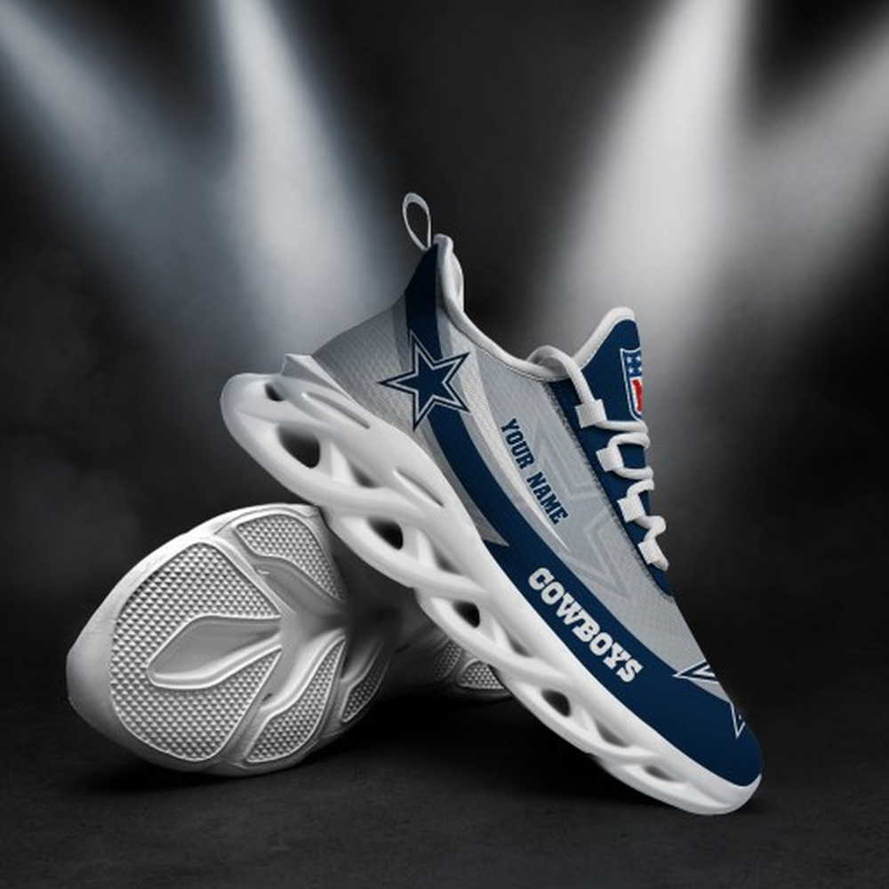 Ideafootwear Dallas Cowboys Max Soul Shoes Sneakers For Men And Women 252