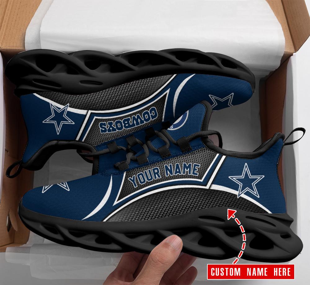 Ideafootwear Dallas Cowboys Max Soul Shoes Sneakers For Men And Women 194
