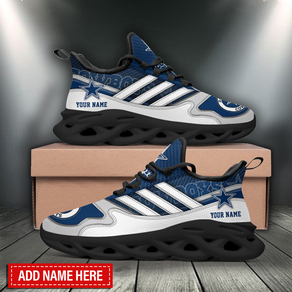 Ideafootwear Dallas Cowboys Max Soul Shoes Sneakers For Men And Women 172