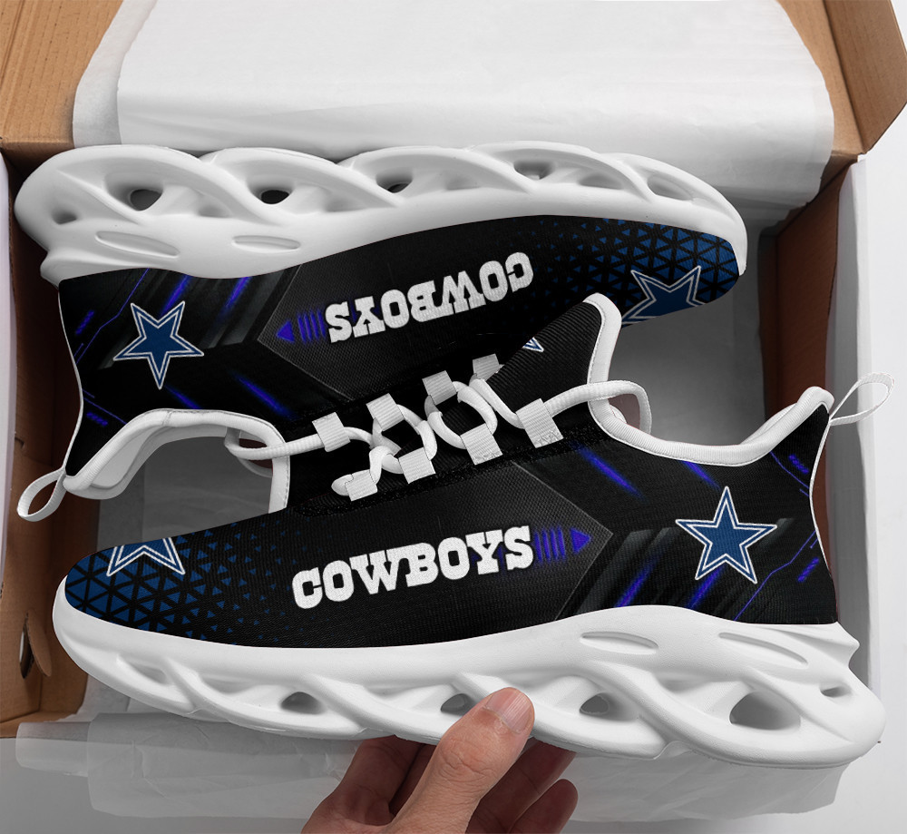 Ideafootwear Dallas Cowboys Max Soul Shoes Sneakers For Men And Women 198