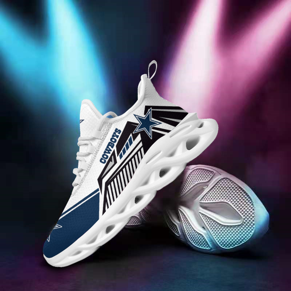 Ideafootwear Dallas Cowboys Max Soul Shoes Sneakers For Men And Women 278