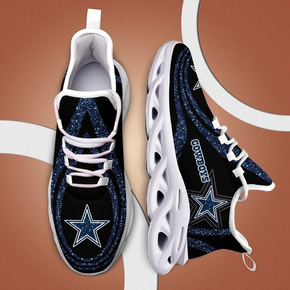 Ideafootwear Dallas Cowboys Max Soul Shoes Sneakers For Men And Women 15