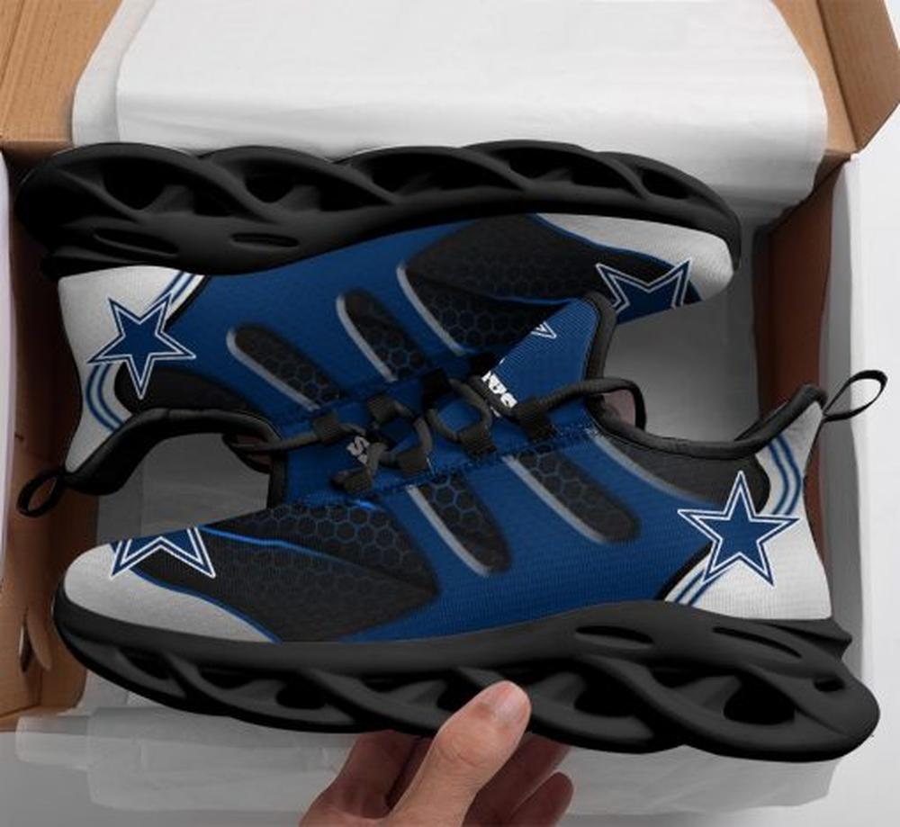 Ideafootwear Dallas Cowboys Max Soul Shoes Sneakers For Men And Women 109