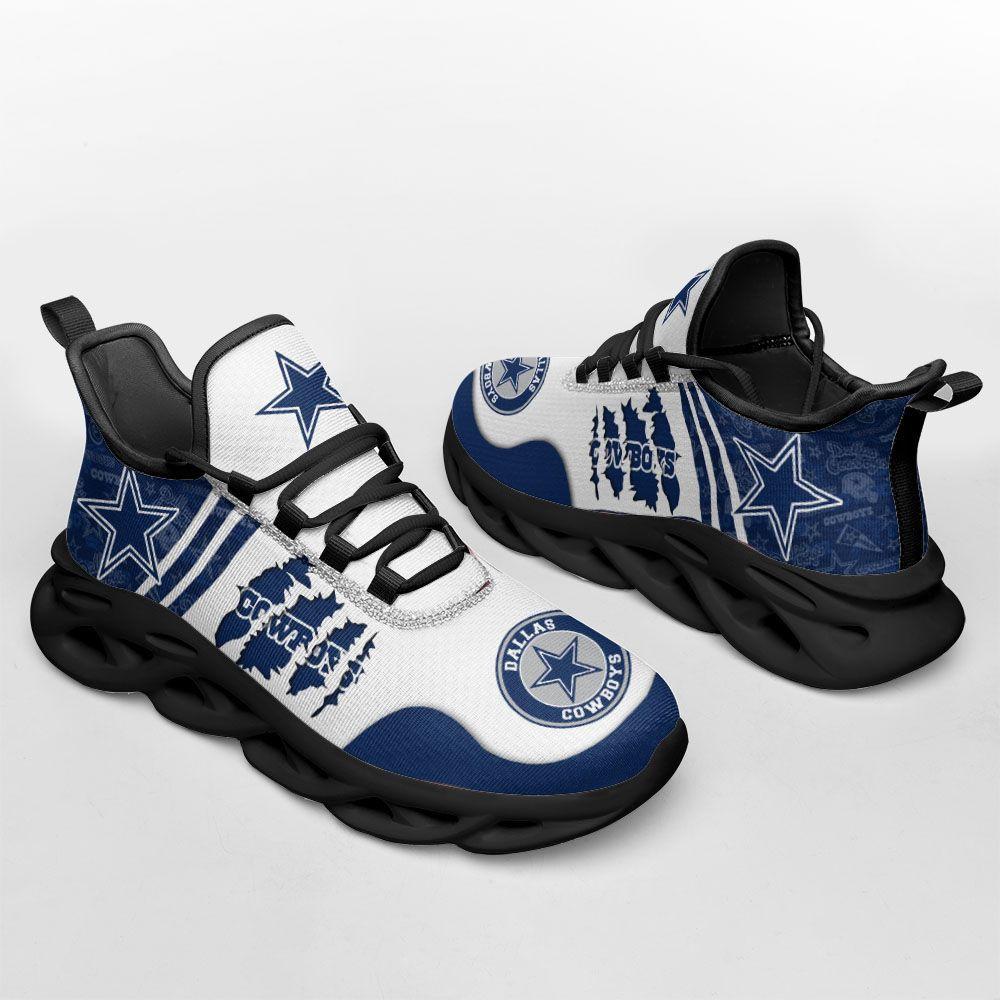Ideafootwear Dallas Cowboys Max Soul Shoes Sneakers For Men And Women 4