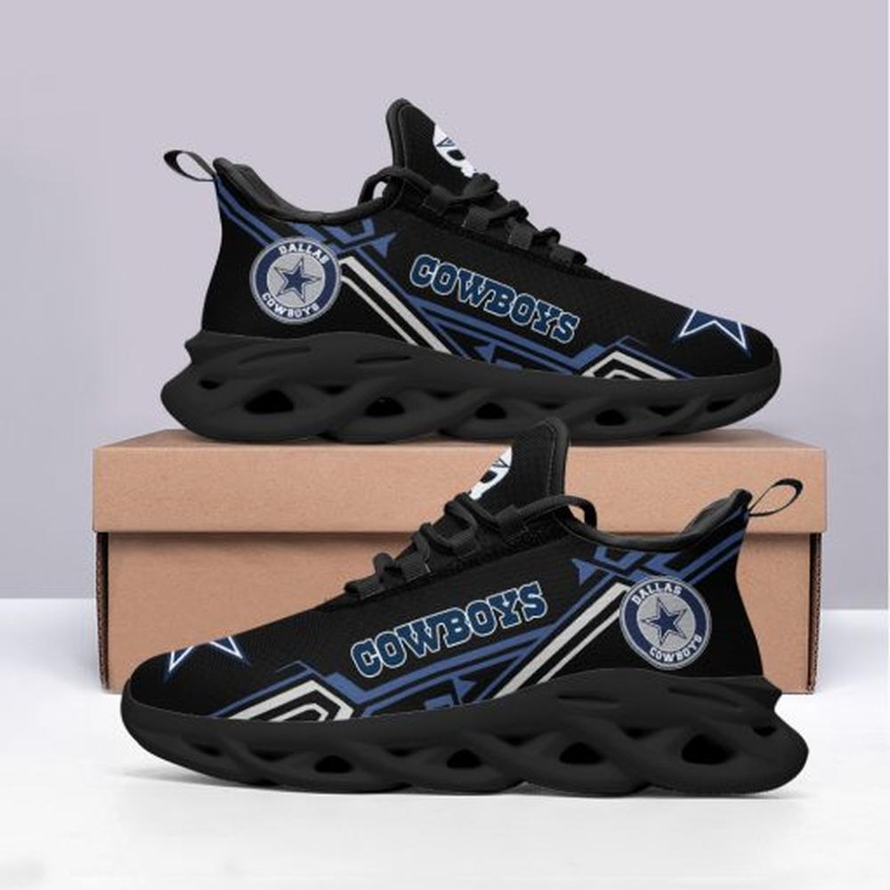 Ideafootwear Dallas Cowboys Max Soul Shoes Sneakers For Men And Women 290