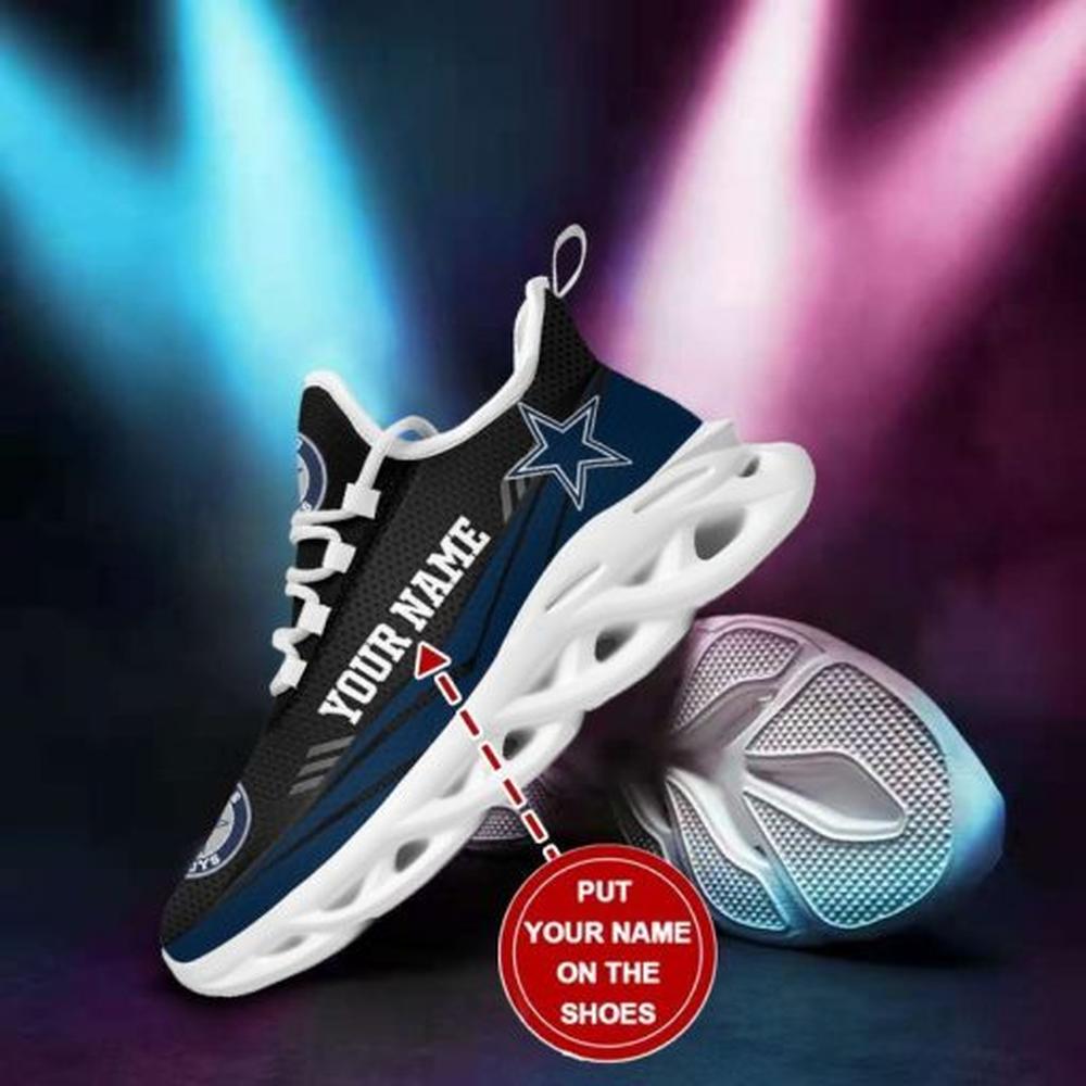 Ideafootwear Dallas Cowboys Max Soul Shoes Sneakers For Men And Women 162