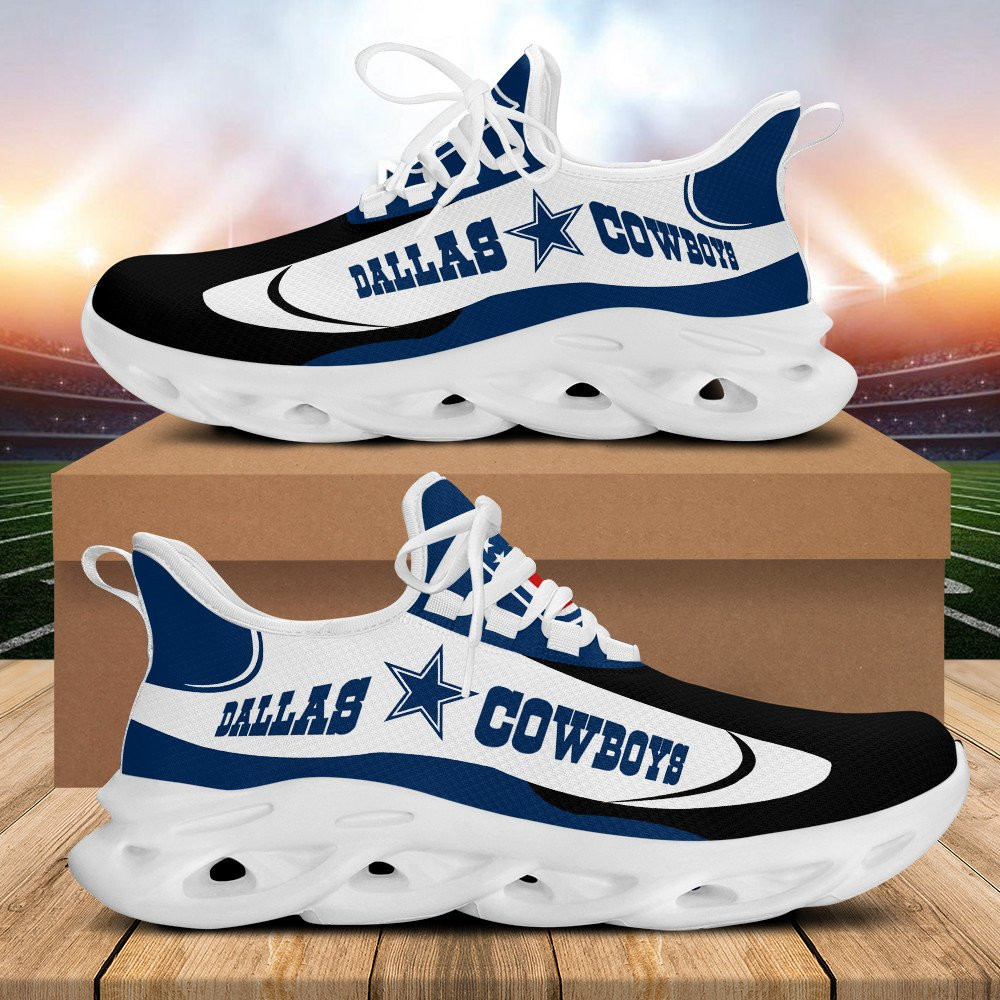 Ideafootwear Dallas Cowboys Max Soul Shoes Sneakers For Men And Women 276