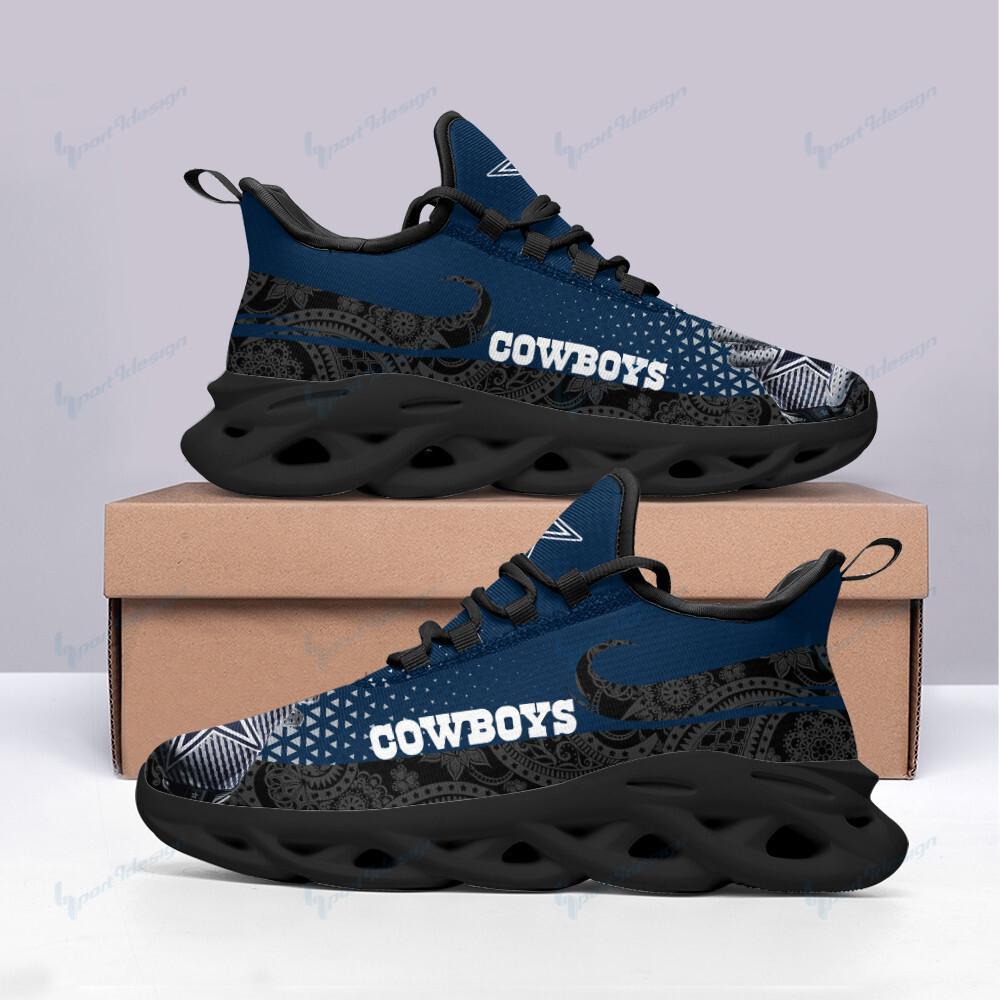 Ideafootwear Dallas Cowboys Max Soul Shoes Sneakers For Men And Women 104