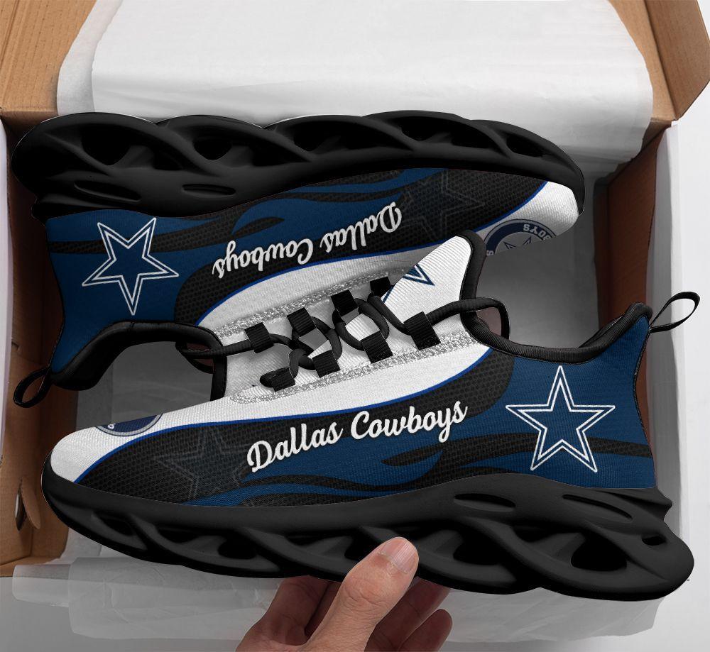 Ideafootwear Dallas Cowboys Max Soul Shoes Sneakers For Men And Women 34