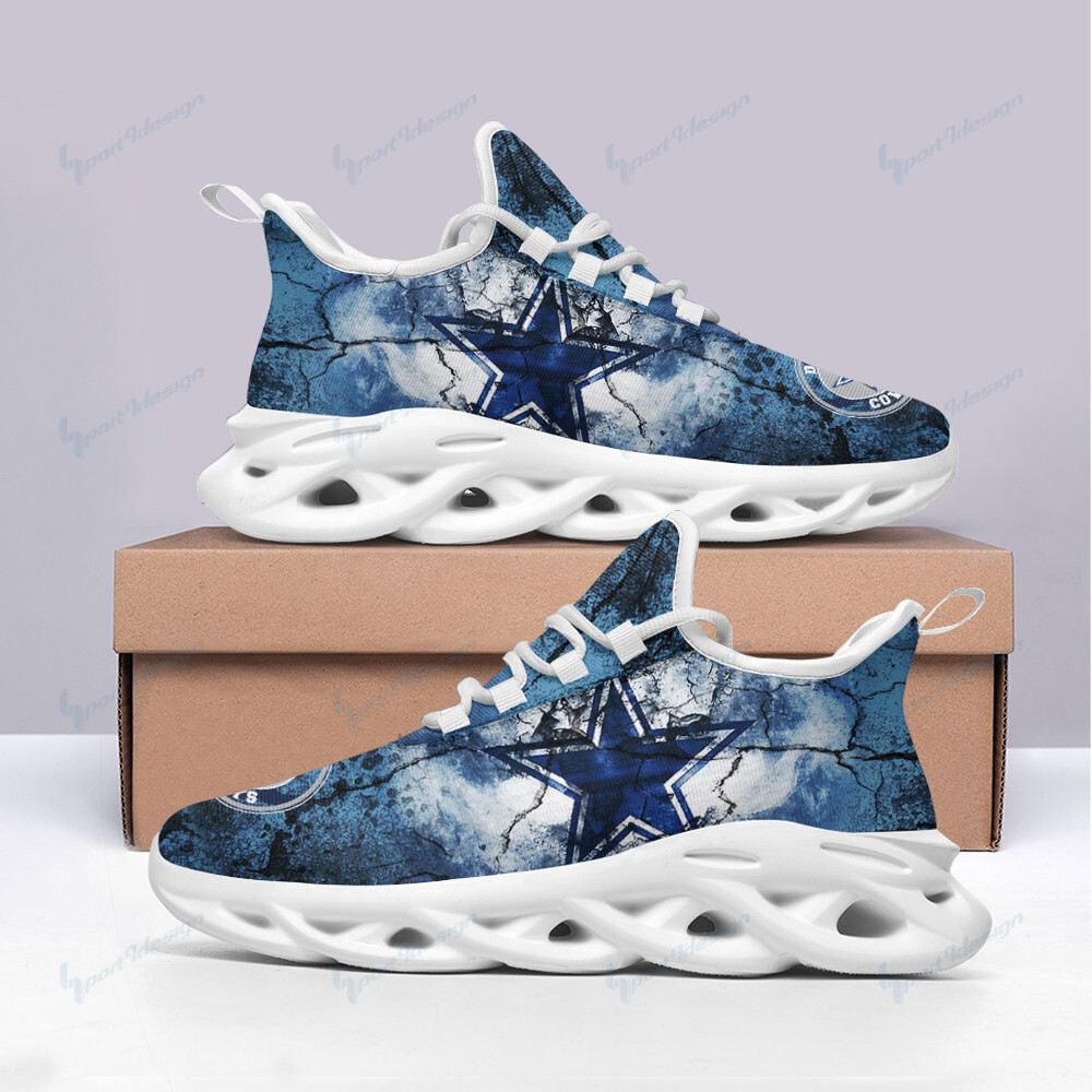 Ideafootwear Dallas Cowboys Max Soul Shoes Sneakers For Men And Women 114