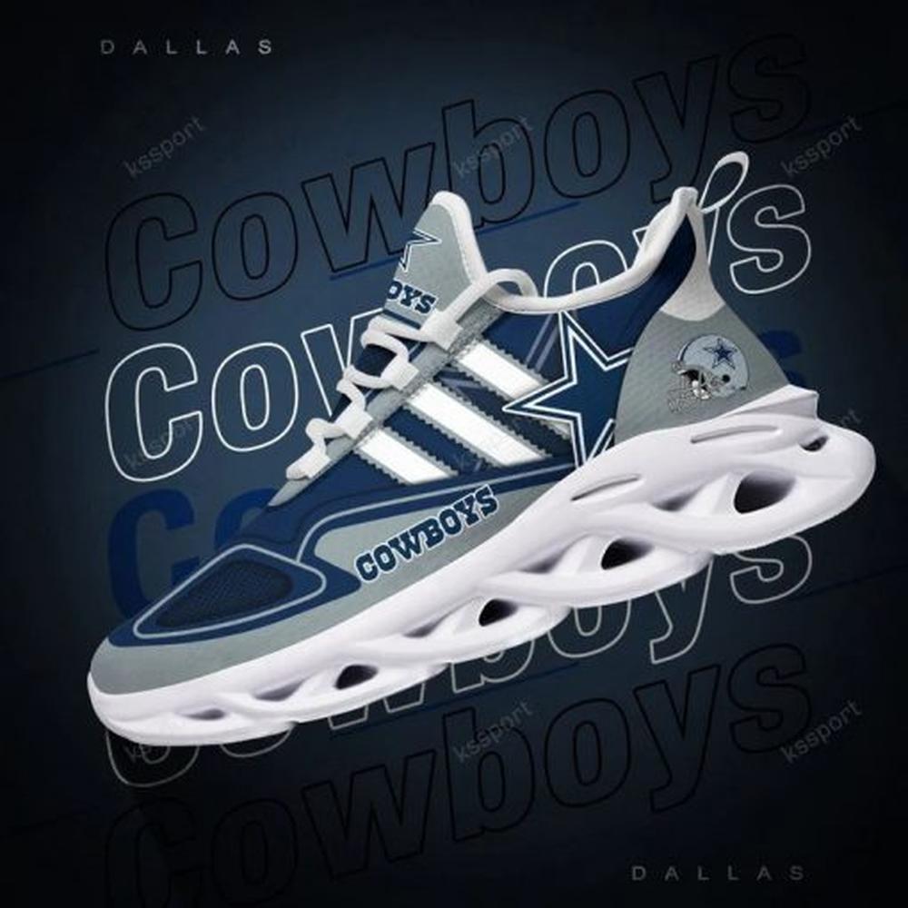 Ideafootwear Dallas Cowboys Max Soul Shoes Sneakers For Men And Women 124
