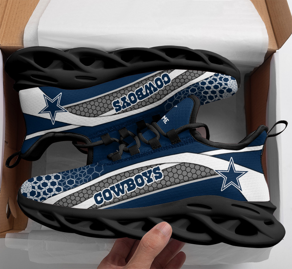 Ideafootwear Dallas Cowboys Max Soul Shoes Sneakers For Men And Women 166