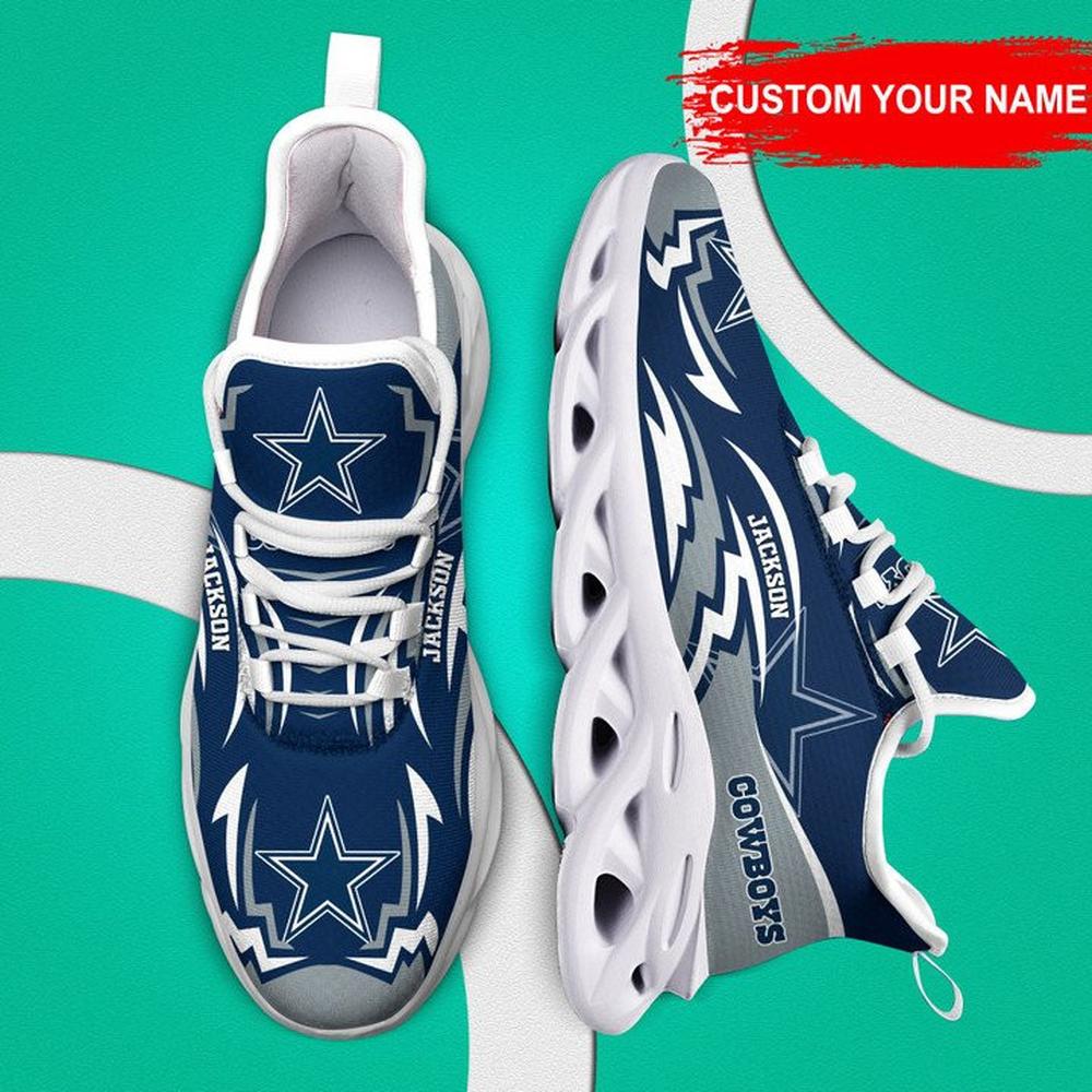 Ideafootwear Dallas Cowboys Max Soul Shoes Sneakers For Men And Women 165