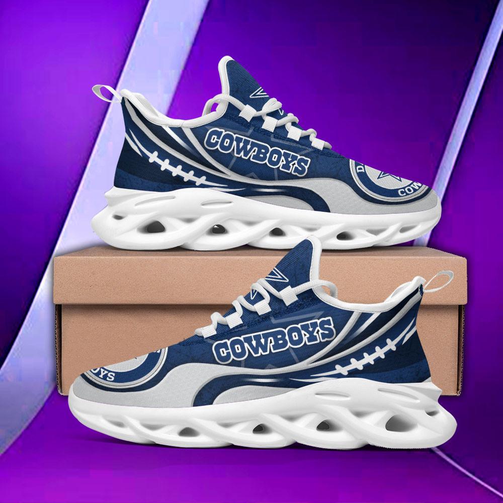 Ideafootwear Dallas Cowboys Max Soul Shoes Sneakers For Men And Women 126