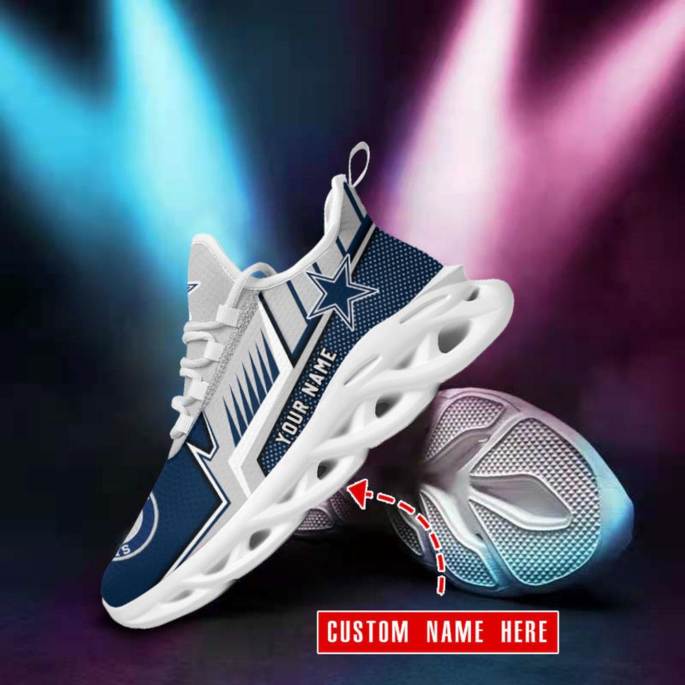 Ideafootwear Dallas Cowboys Max Soul Shoes Sneakers For Men And Women 199