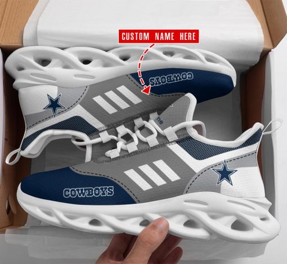 Ideafootwear Dallas Cowboys Max Soul Shoes Sneakers For Men And Women 221