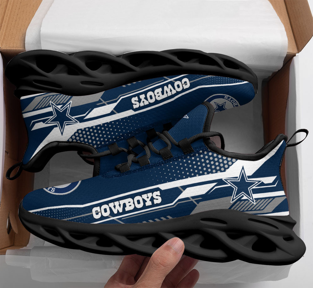 Ideafootwear Dallas Cowboys Max Soul Shoes Sneakers For Men And Women 274