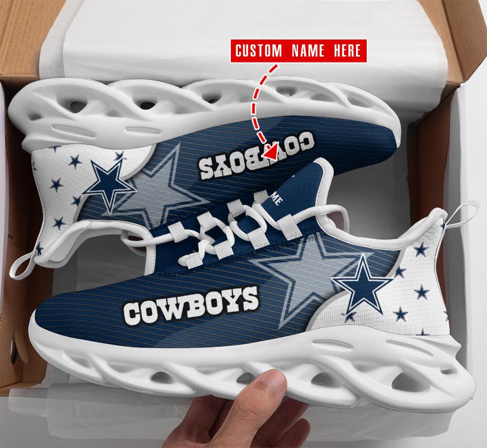 Ideafootwear Dallas Cowboys Max Soul Shoes Sneakers For Men And Women 181