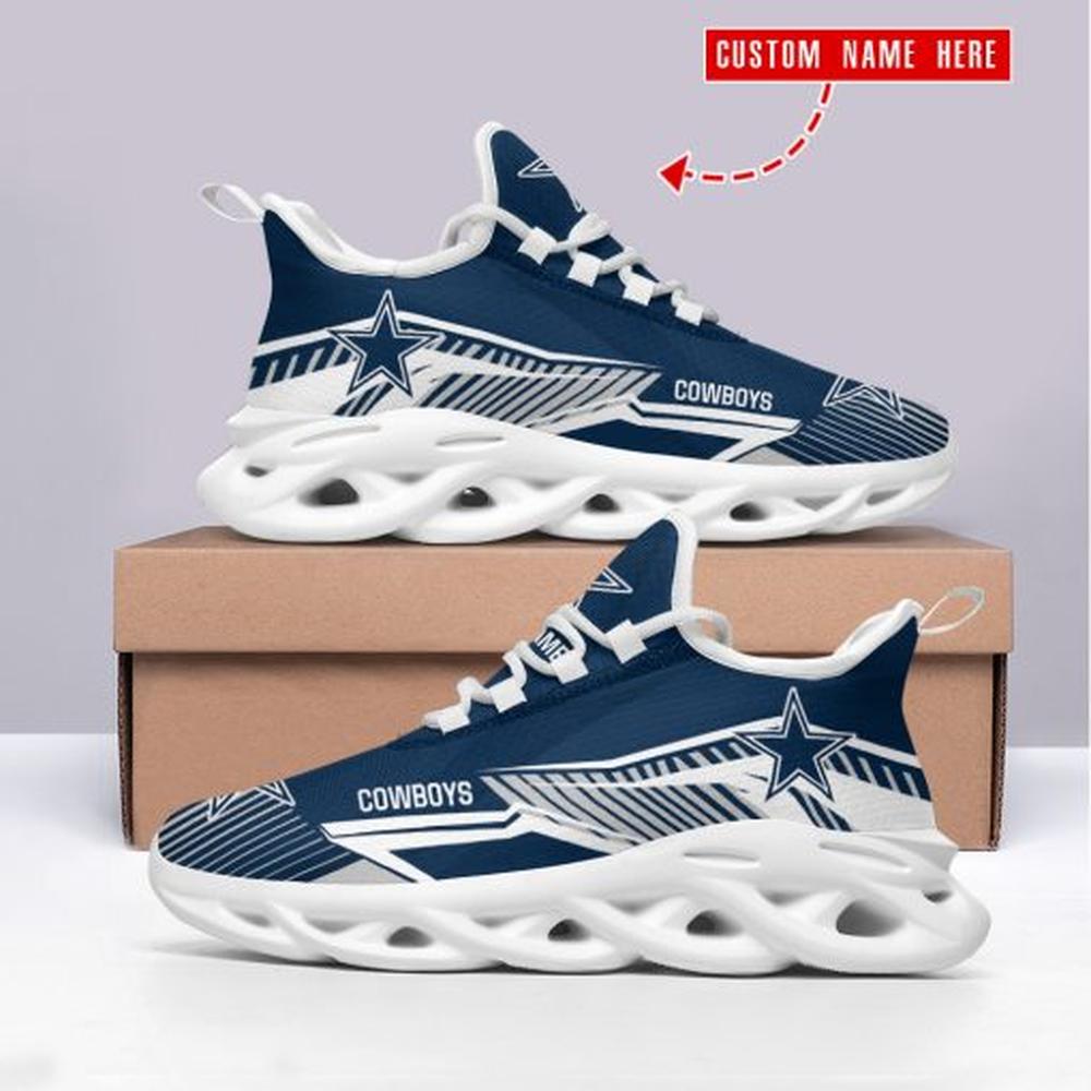 Ideafootwear Dallas Cowboys Max Soul Shoes Sneakers For Men And Women 207