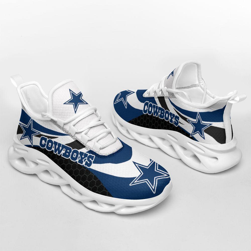 Ideafootwear Dallas Cowboys Max Soul Shoes Sneakers For Men And Women 10