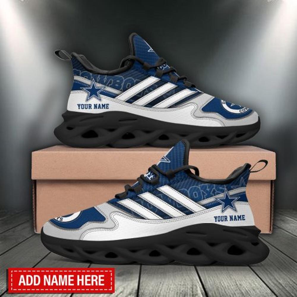 Ideafootwear Dallas Cowboys Max Soul Shoes Sneakers For Men And Women 172