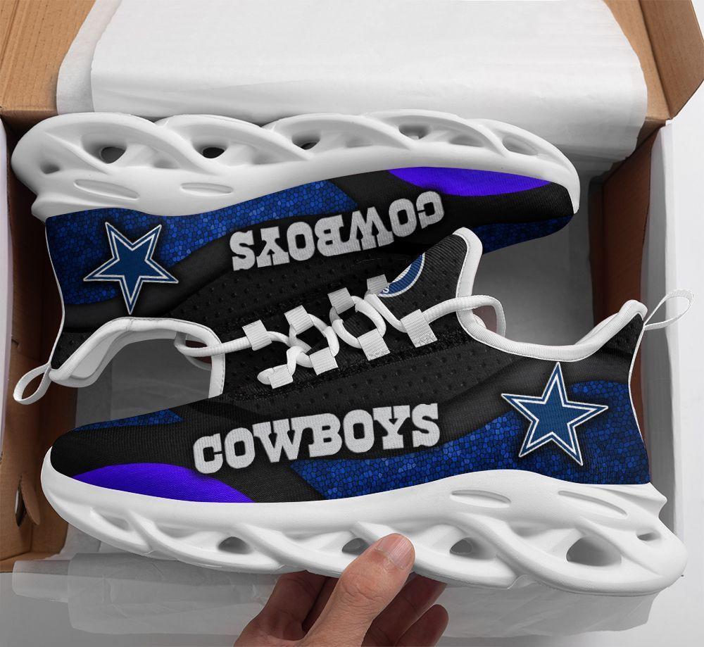 Ideafootwear Dallas Cowboys Max Soul Shoes Sneakers For Men And Women 7