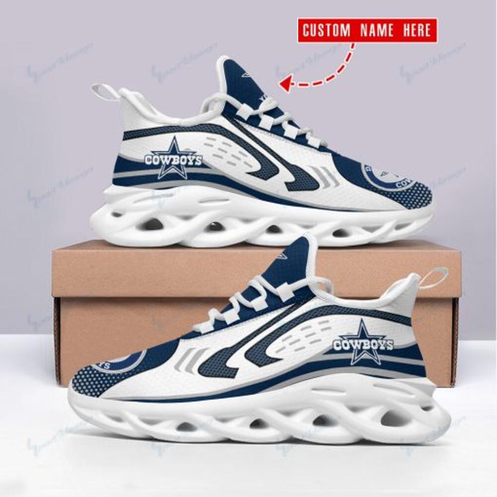 Ideafootwear Dallas Cowboys Max Soul Shoes Sneakers For Men And Women 247