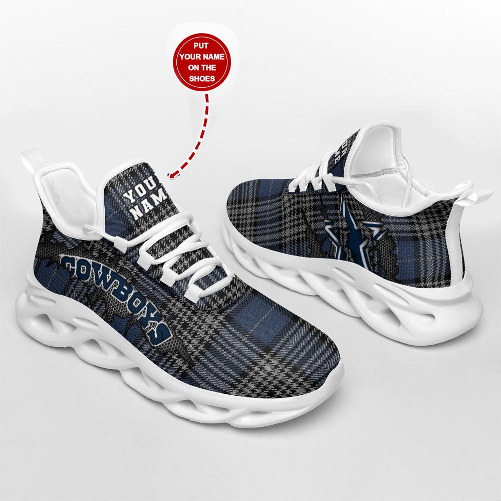Ideafootwear Dallas Cowboys Max Soul Shoes Sneakers For Men And Women 209