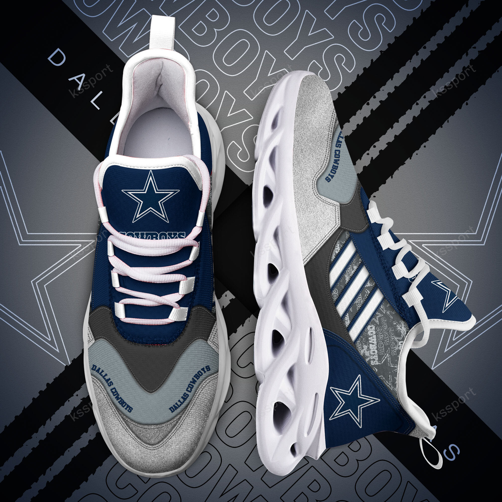 Ideafootwear Dallas Cowboys Max Soul Shoes Sneakers For Men And Women 293