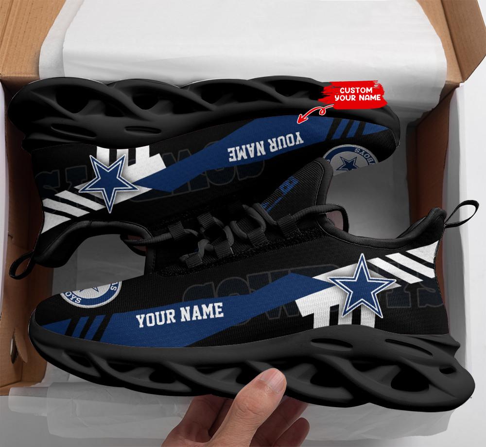 Ideafootwear Dallas Cowboys Max Soul Shoes Sneakers For Men And Women 223