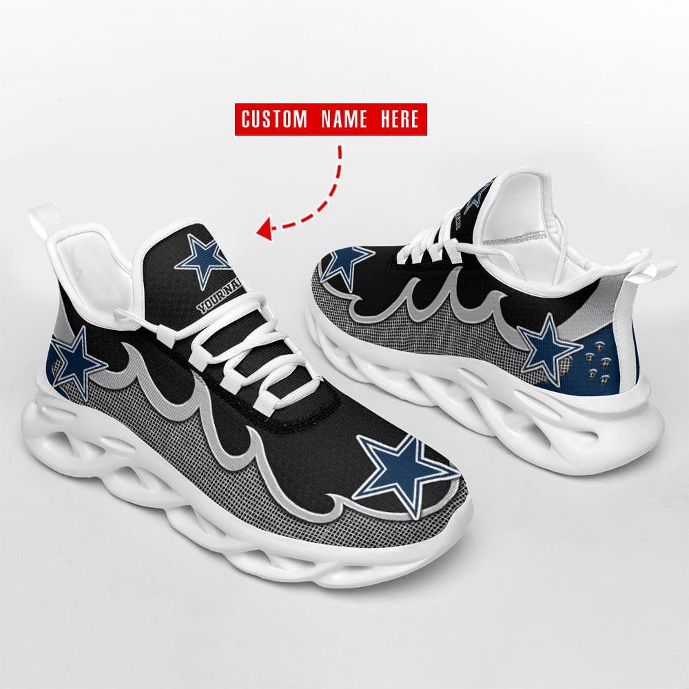 Ideafootwear Dallas Cowboys Max Soul Shoes Sneakers For Men And Women 224