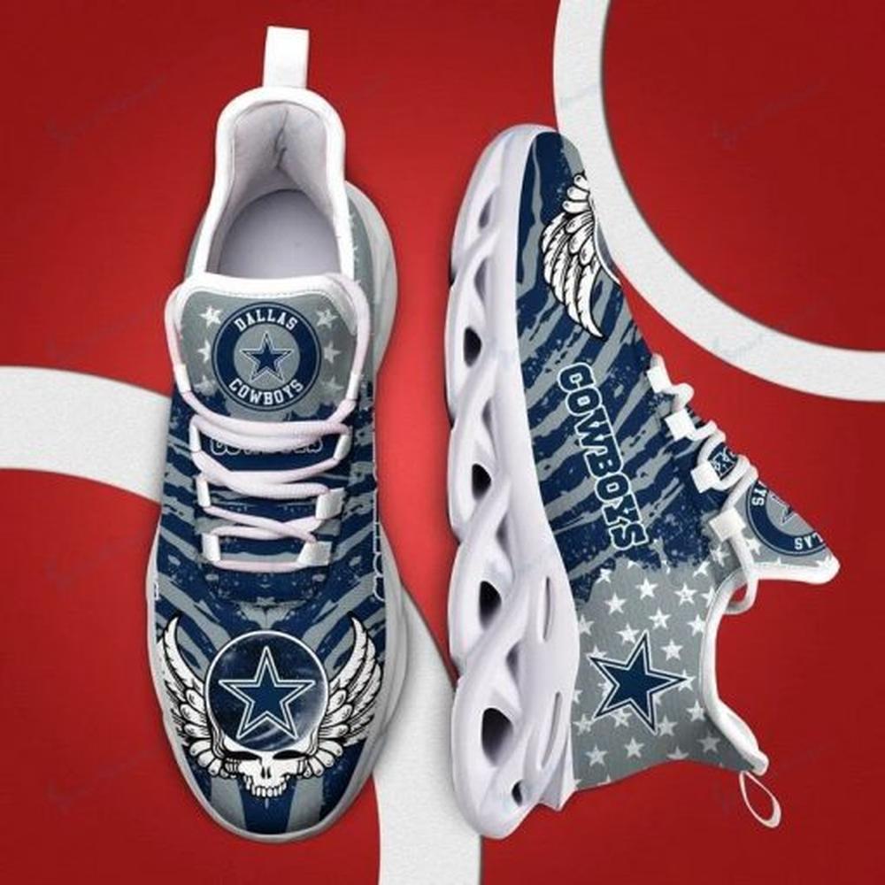 Ideafootwear Dallas Cowboys Max Soul Shoes Sneakers For Men And Women 80